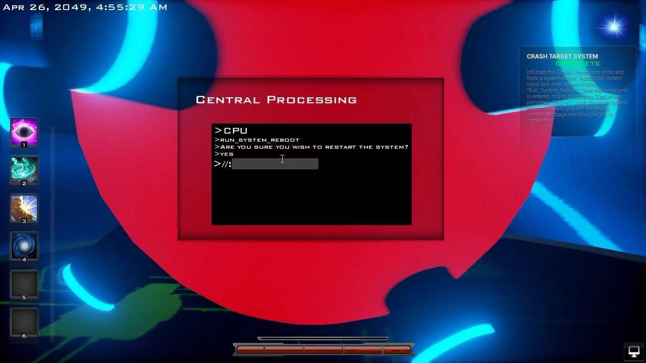 Изображение игры: >//:System.Hack