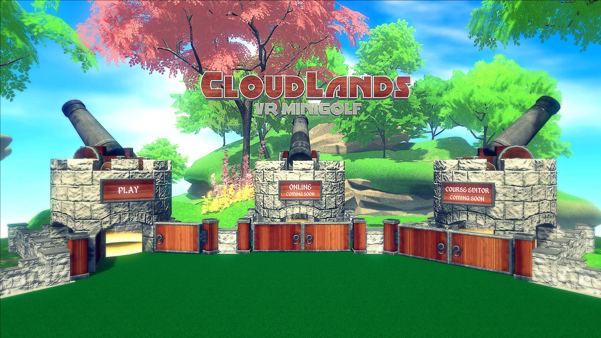 Изображение игры: Cloudlands: VR Minigolf
