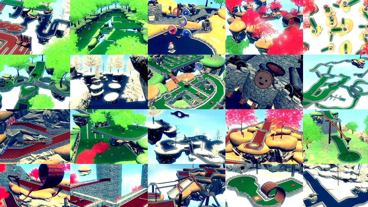 Изображение игры: Cloudlands: VR Minigolf