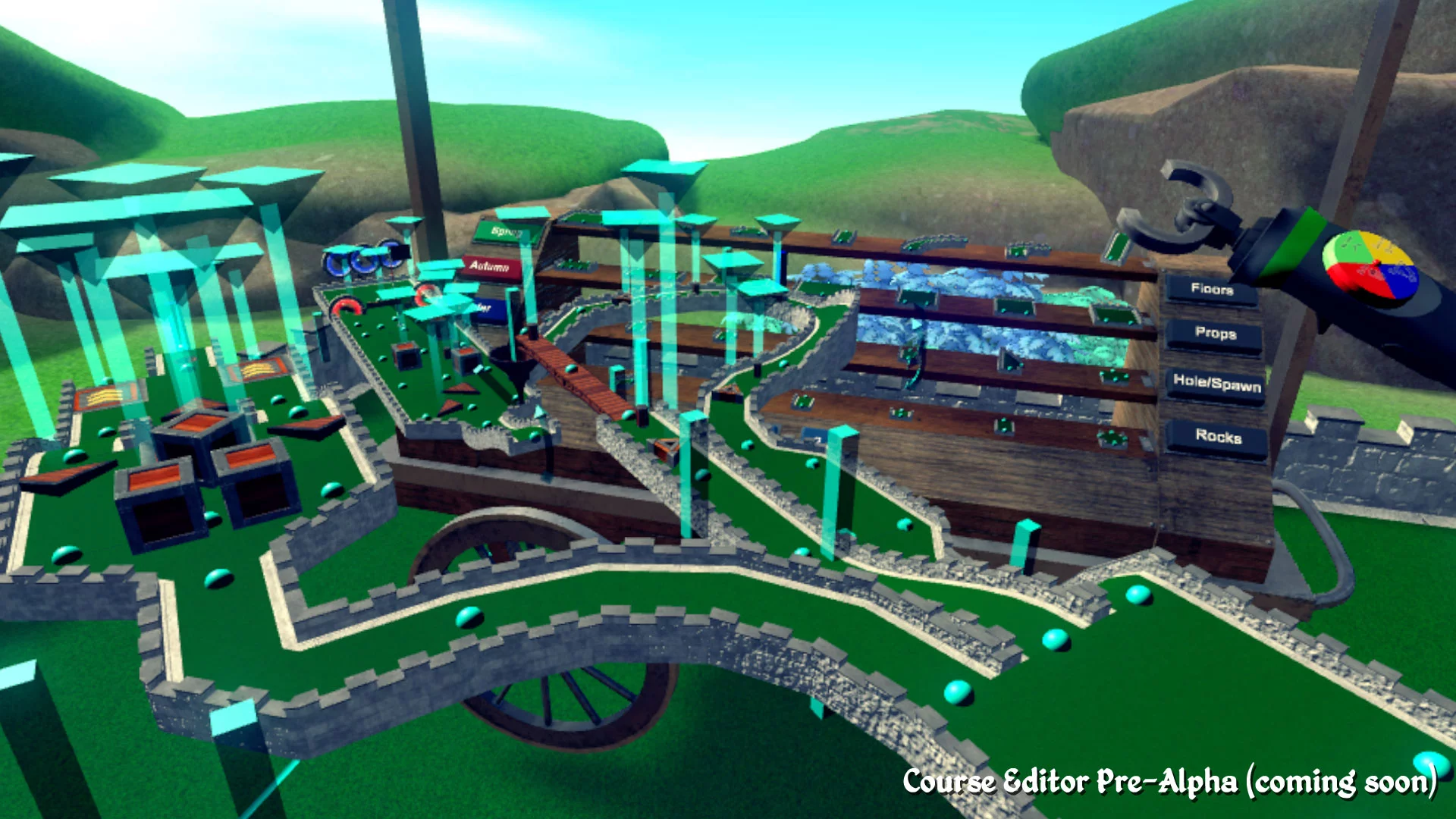 Изображение игры: Cloudlands: VR Minigolf
