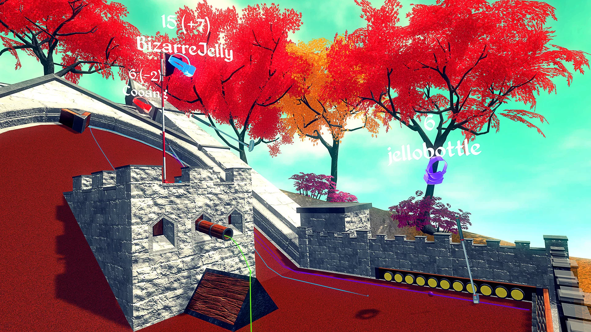 Изображение игры: Cloudlands: VR Minigolf
