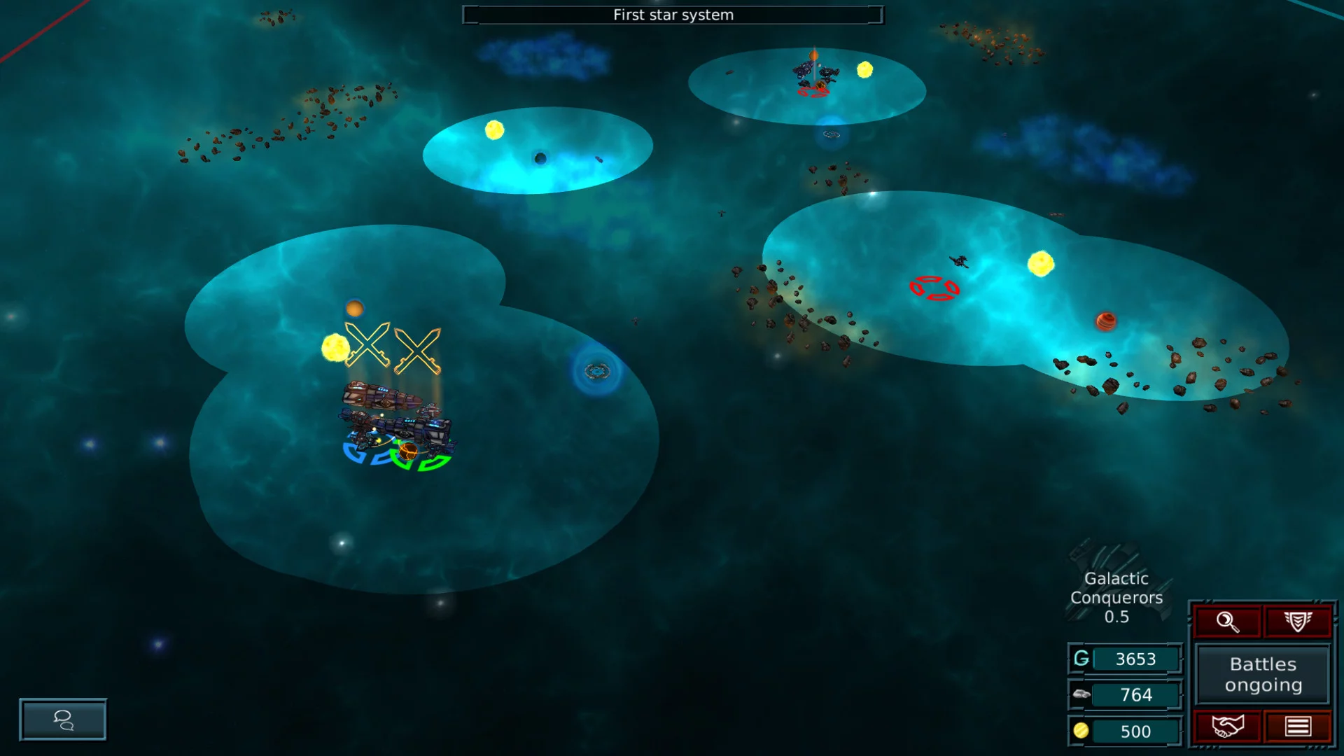 Изображение игры: Galactic Conquerors