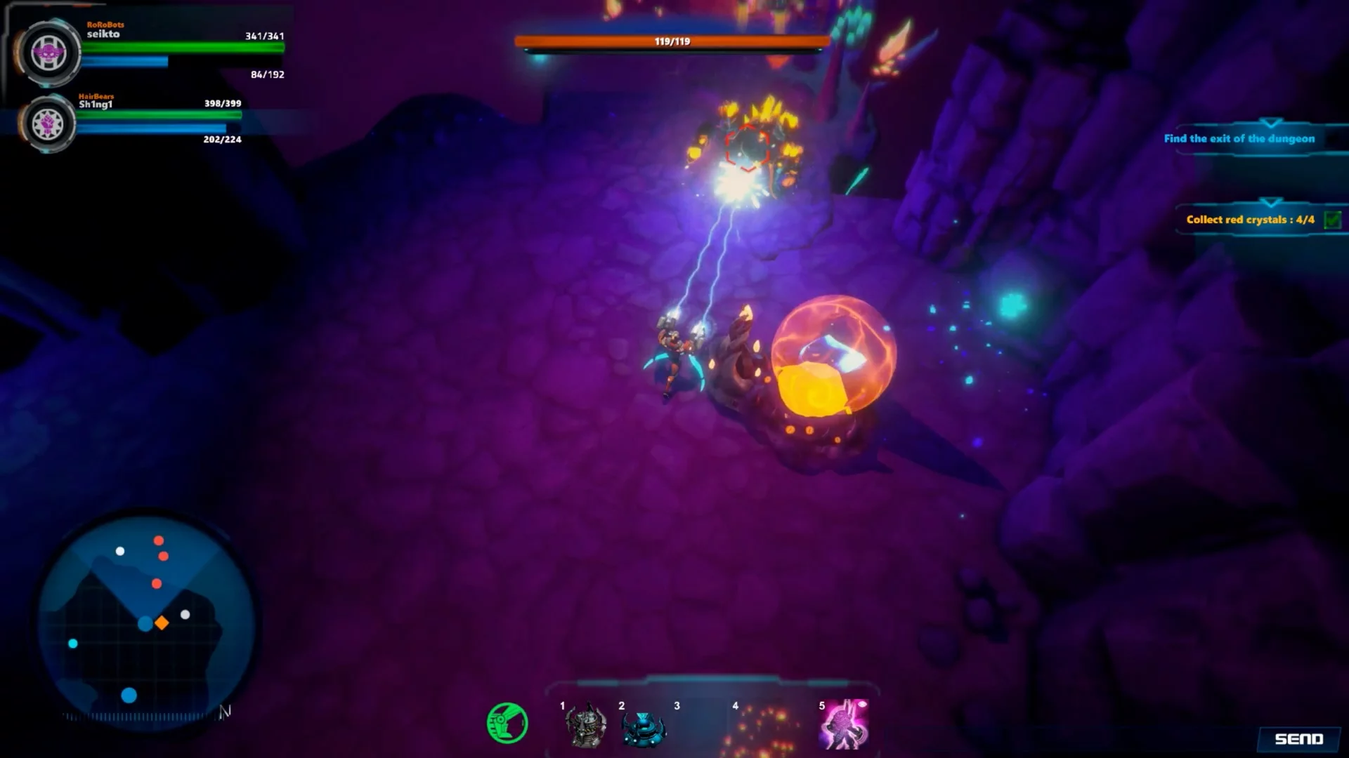 Изображение игры: Dungeons and Robots