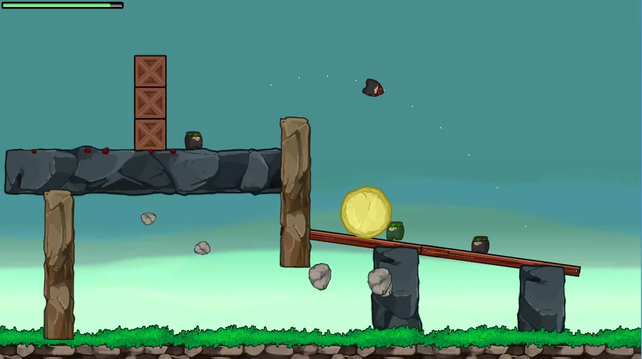 Изображение игры: Super Spring Ninja
