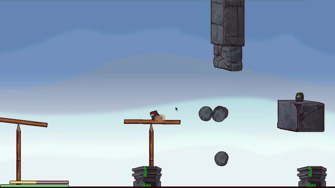 Изображение игры: Super Spring Ninja