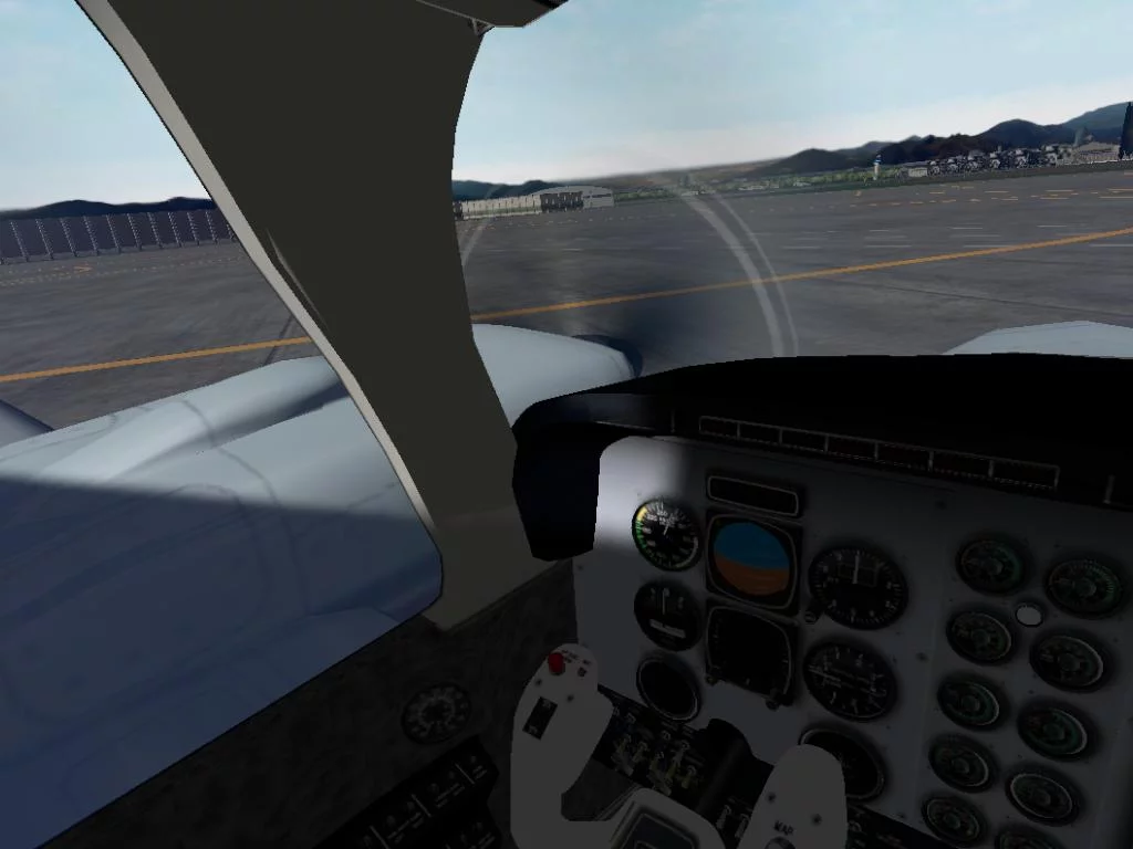 Изображение игры: Flight Simulator: VR