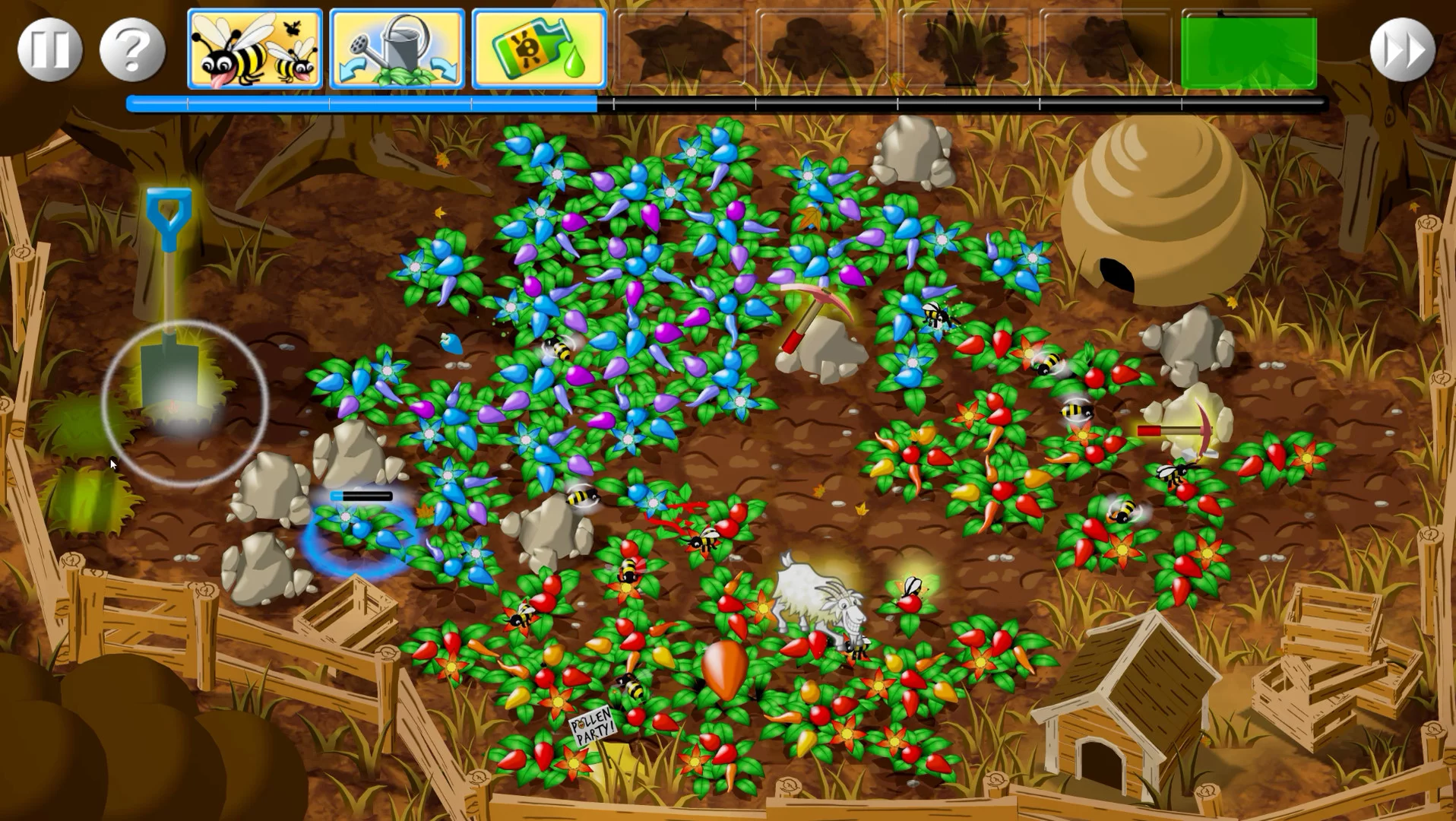 Изображение игры: Garden Wars