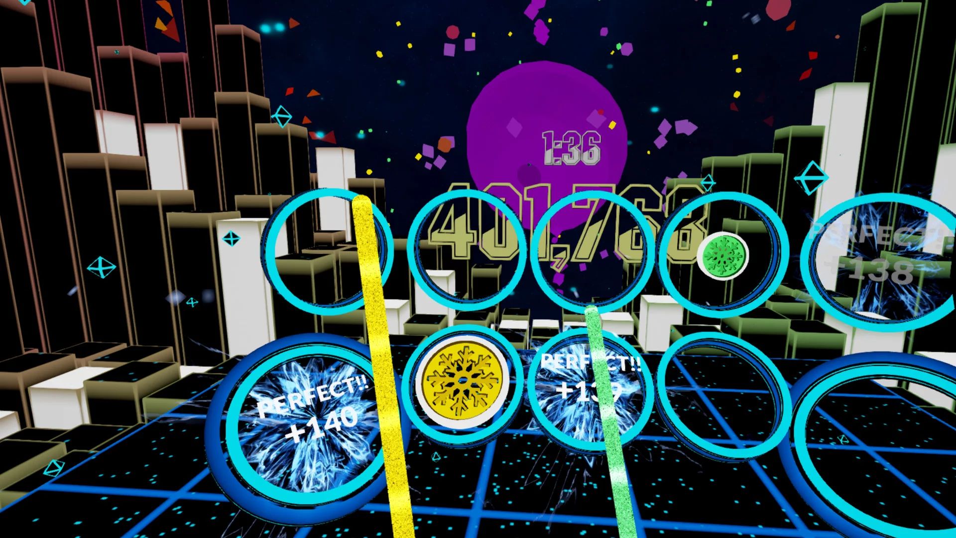 Изображение игры: Music Inside: A VR Rhythm Game
