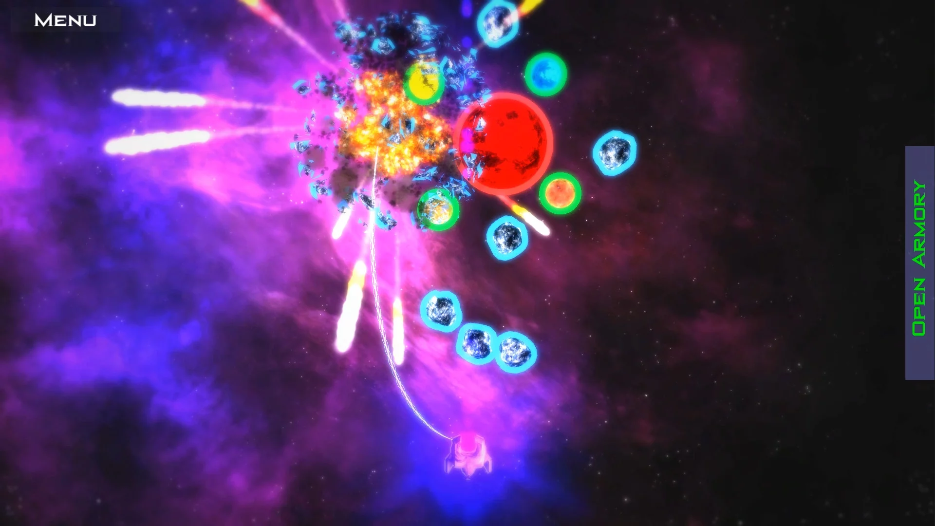 Изображение игры: Gravity Shot: Planet Destroyer