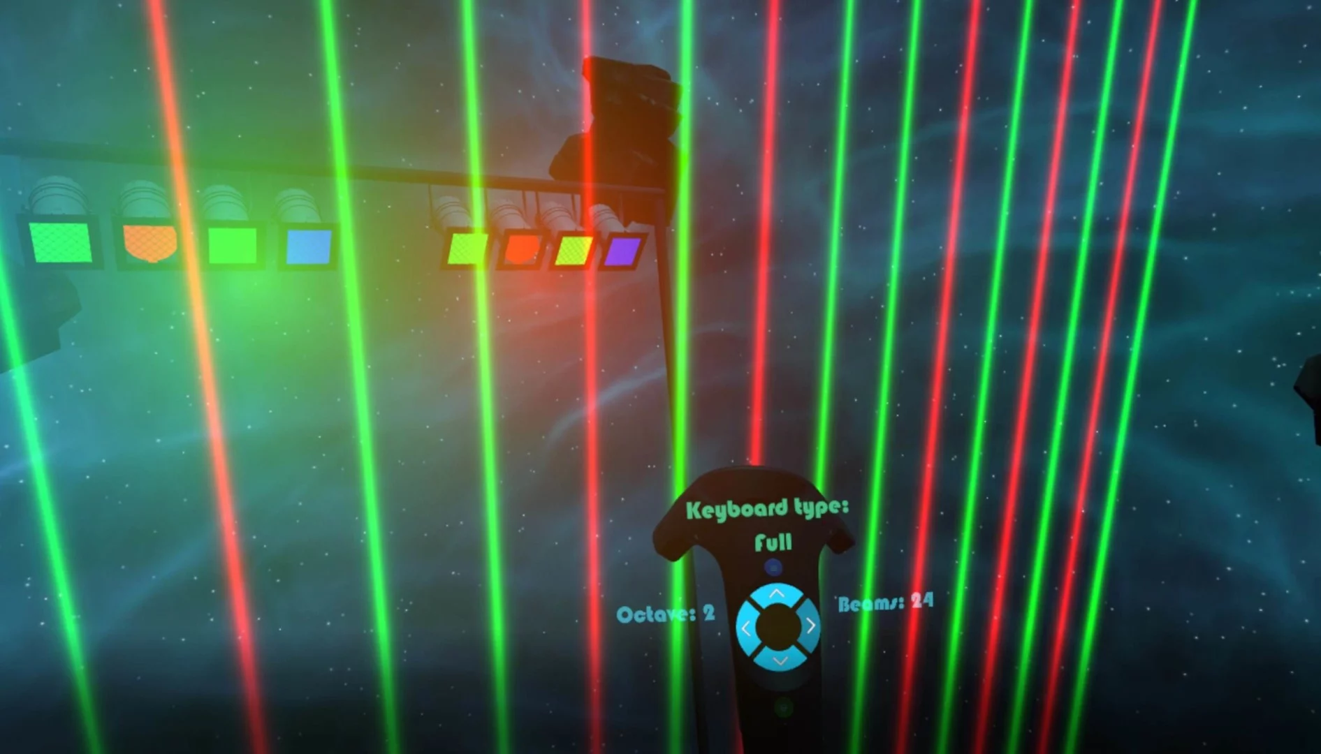 Изображение игры: VR Laser Harp