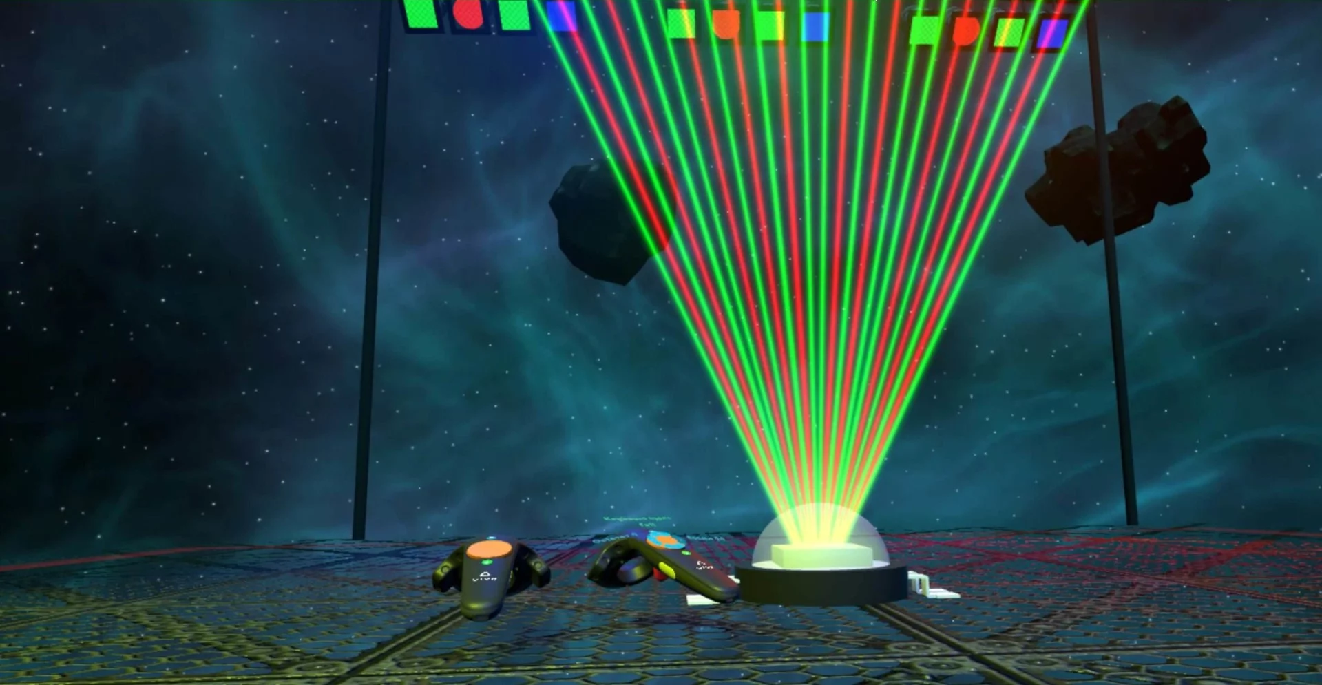 Изображение игры: VR Laser Harp