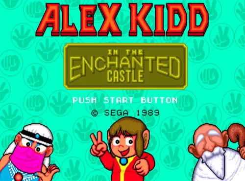 Изображение игры: Alex Kidd in the Enchanted Castle