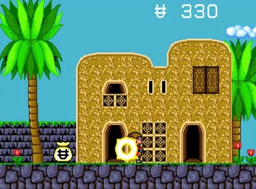 Изображение игры: Alex Kidd in the Enchanted Castle