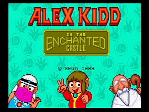Изображение игры: Alex Kidd in the Enchanted Castle