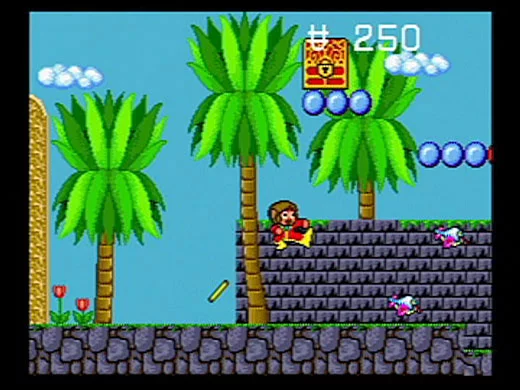 Изображение игры: Alex Kidd in the Enchanted Castle