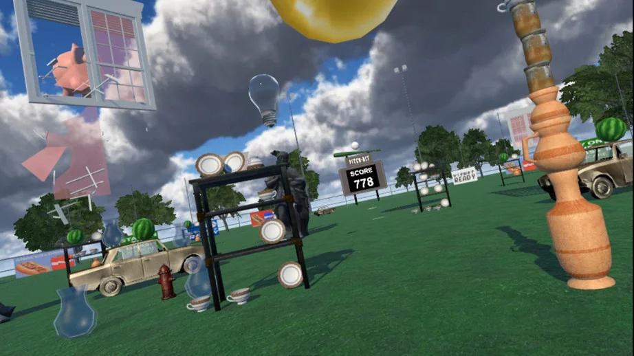 Изображение игры: PITCH-HIT: BASEBALL