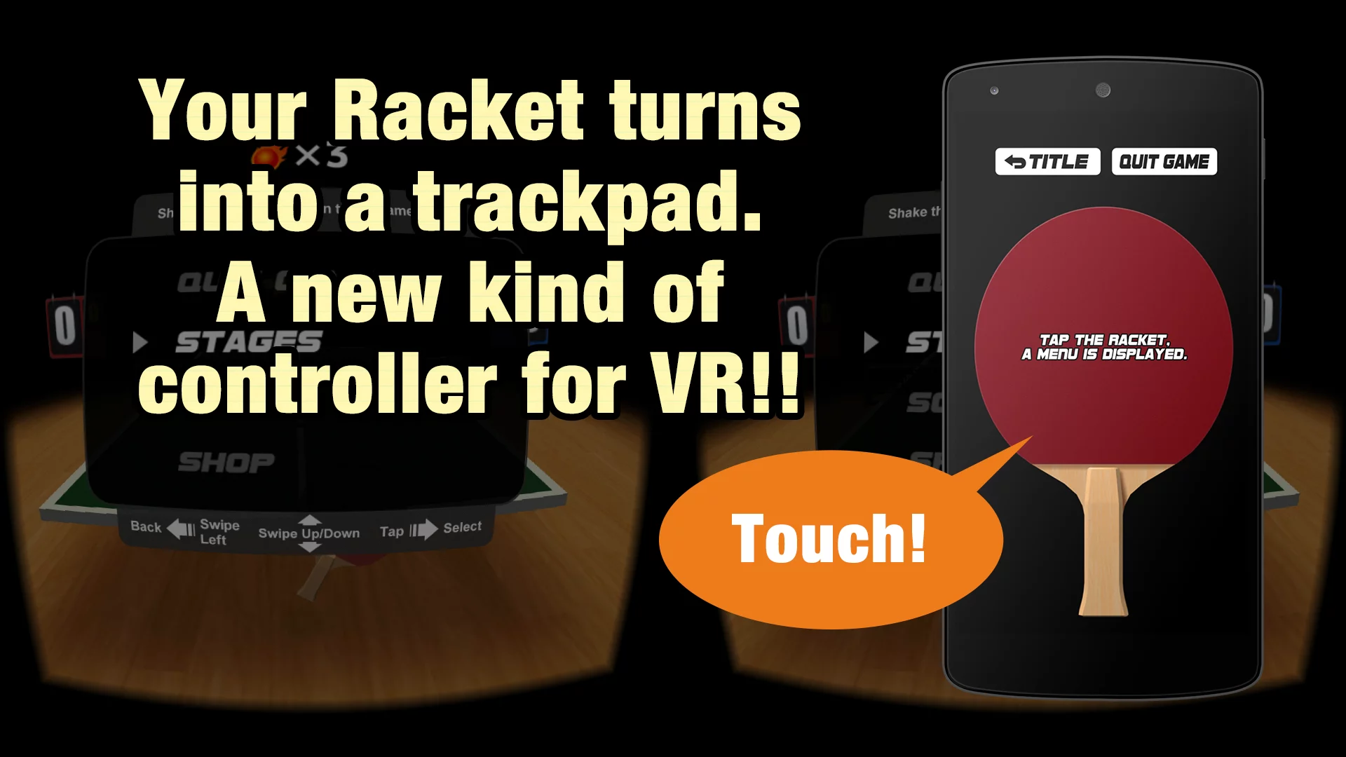 Изображение игры: VR Swing Table Tennis Oculus