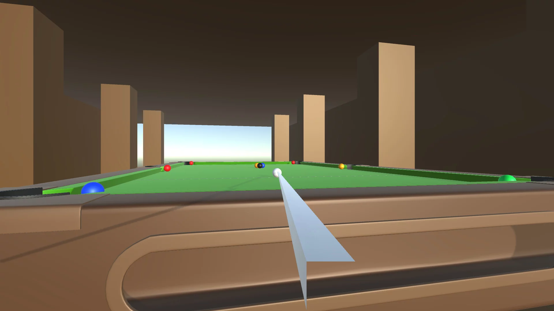 Изображение игры: Billiard: VR