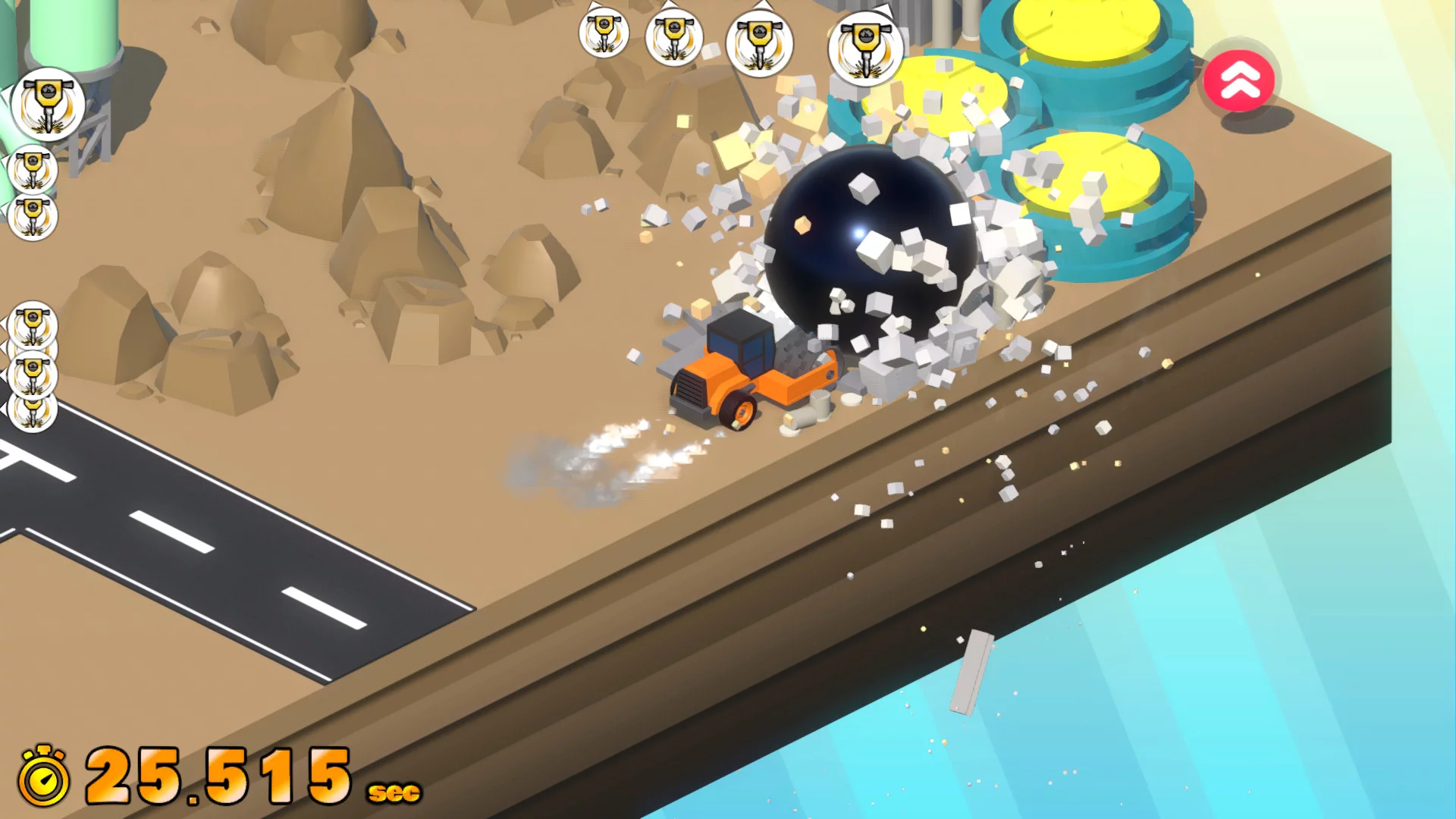 Изображение игры: ROBUST ROAD ROLLER