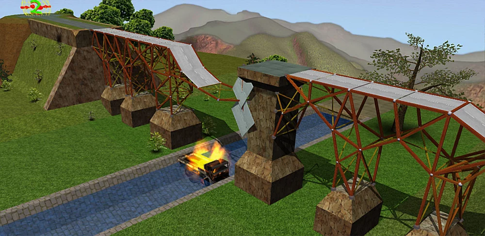 Изображение игры: 3d Bridges