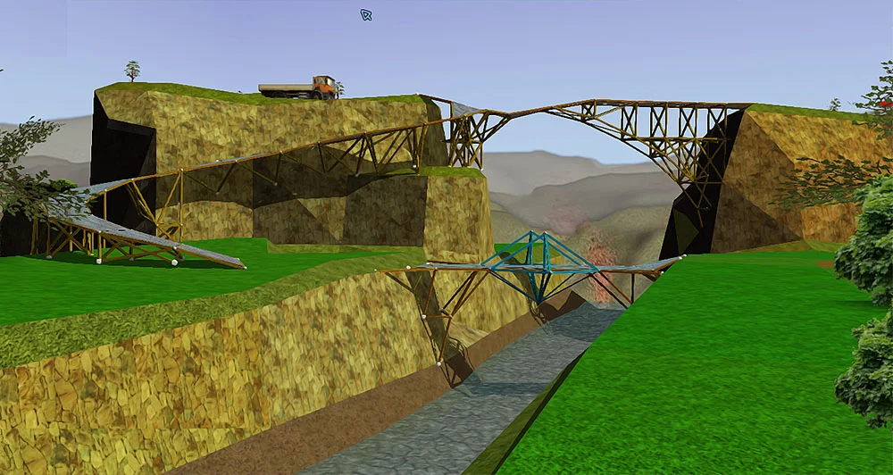 Изображение игры: 3d Bridges