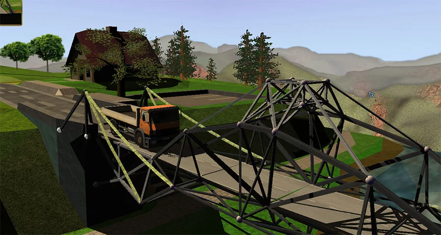 Изображение игры: 3d Bridges