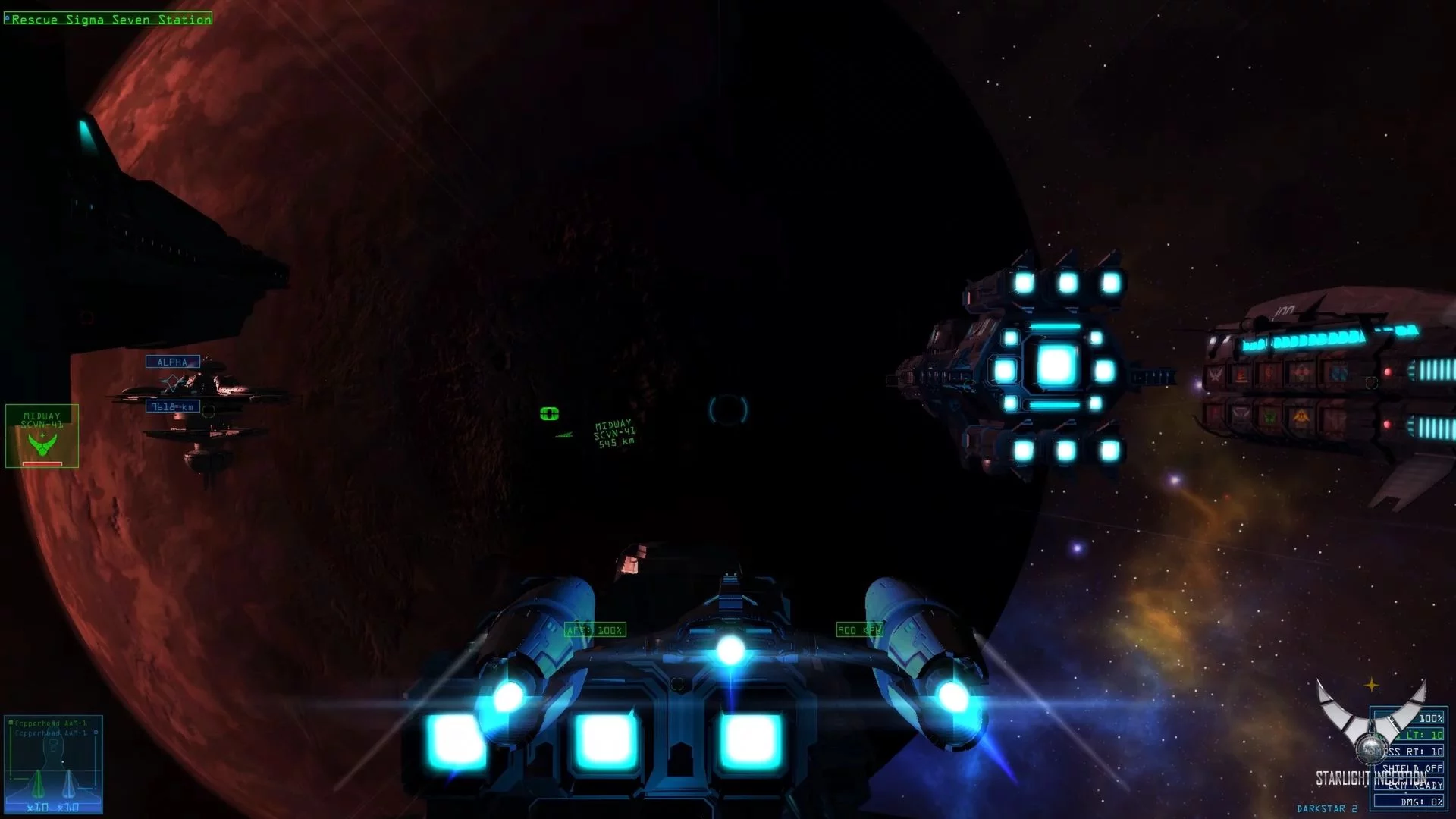 Изображение игры: Starlight Inception 