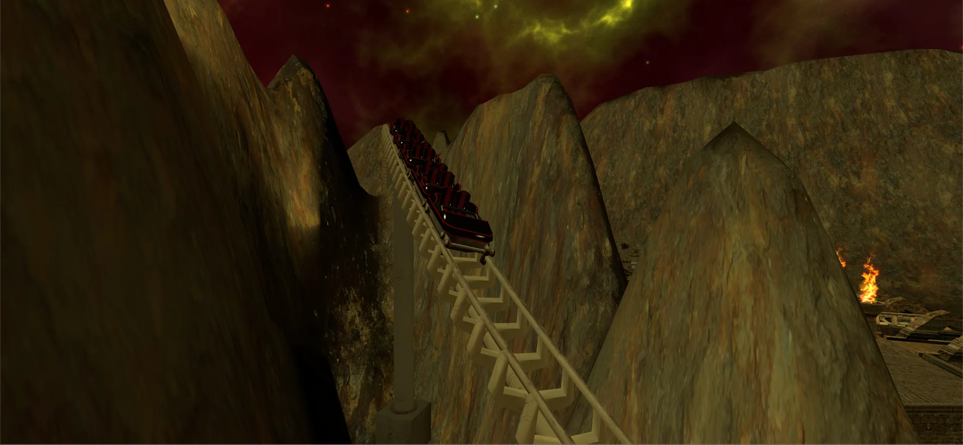 Изображение игры: Ancient VR coaster