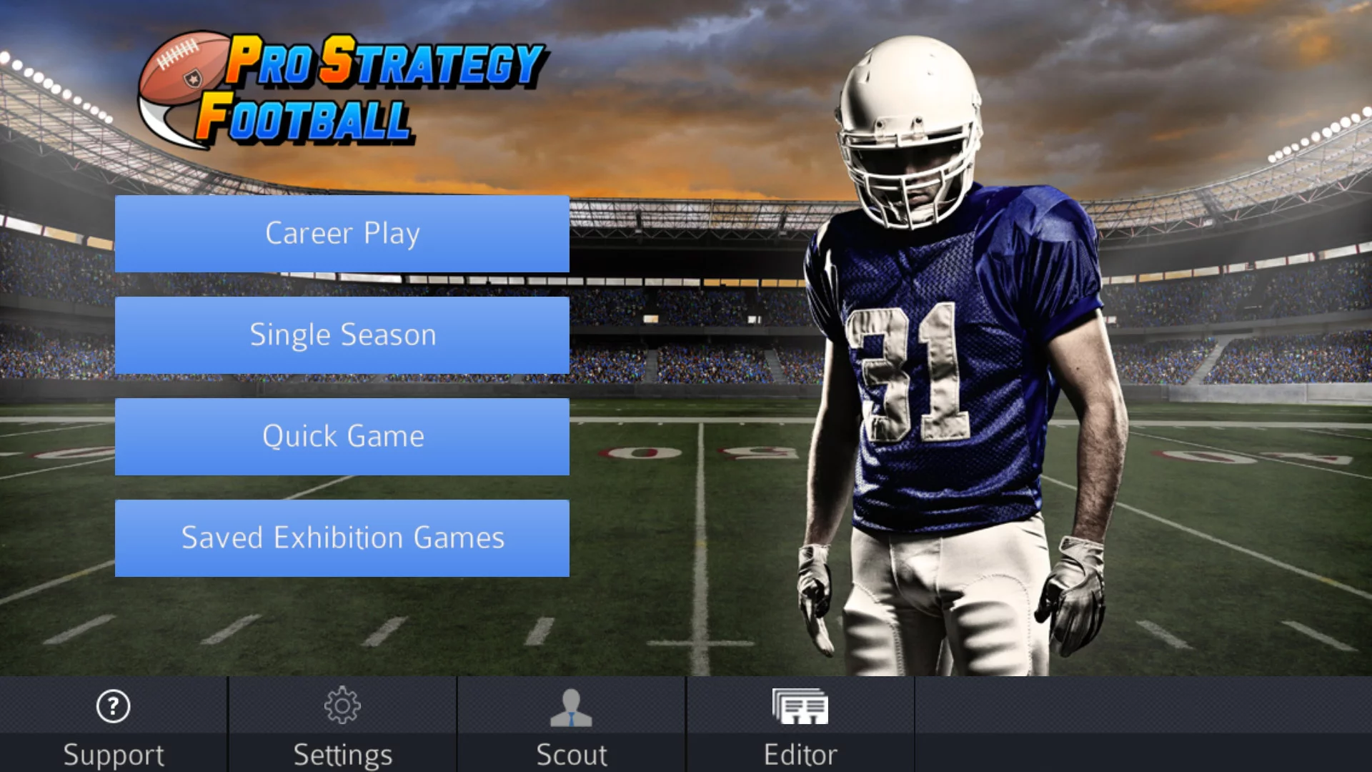 Изображение игры: Pro Strategy Football 2016