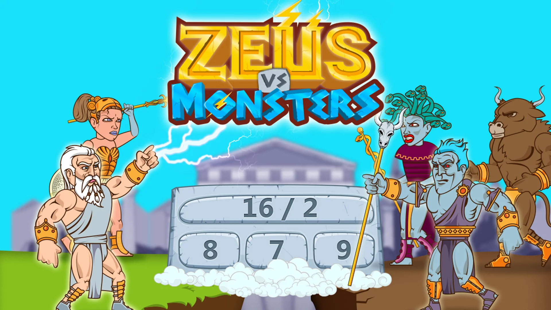 Изображение игры: Zeus vs Monsters - Math Game for kids