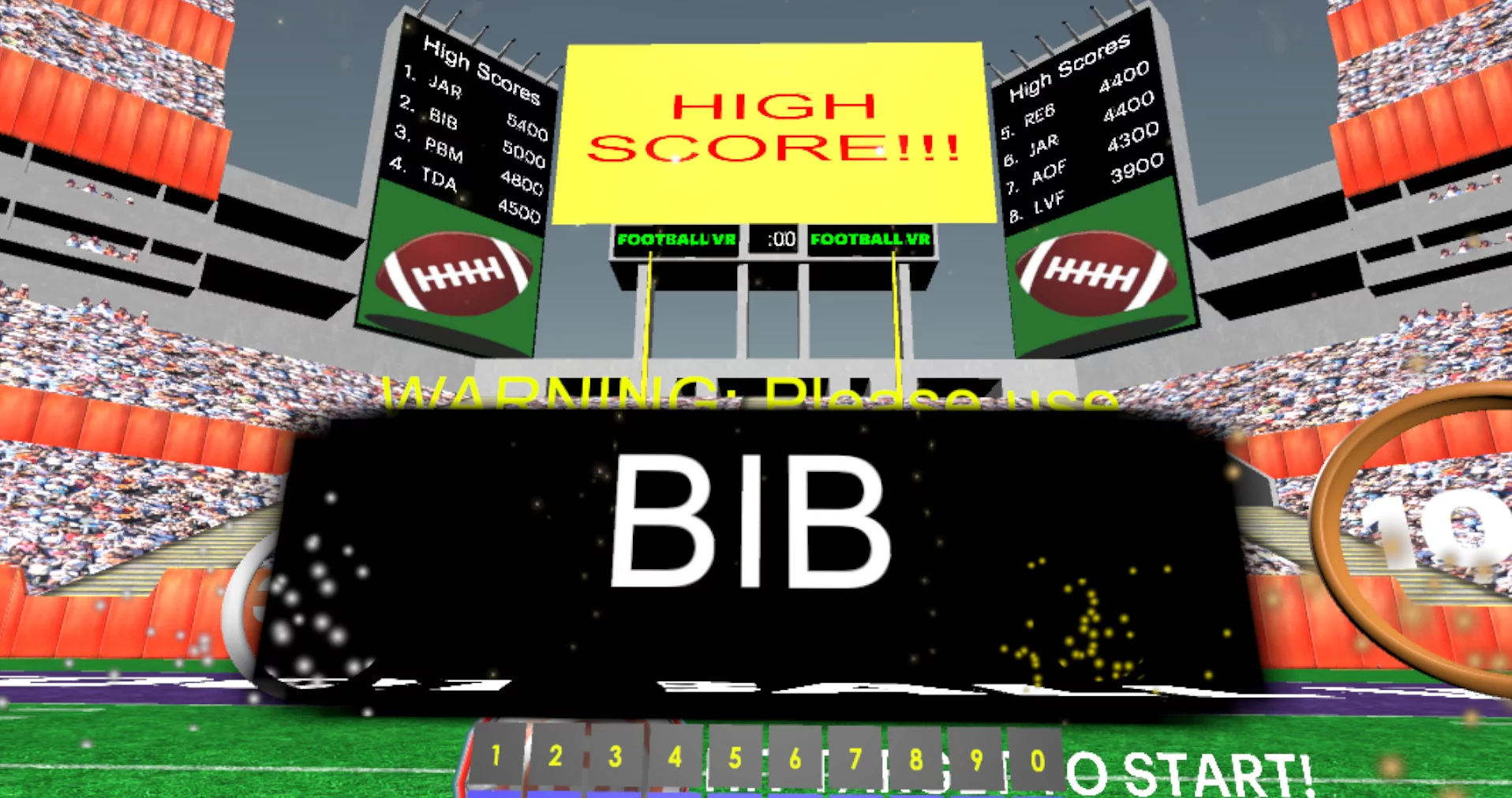 Изображение игры: Football VR