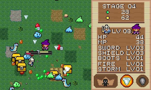 Изображение игры: Witch and Hero(魔女と勇者)