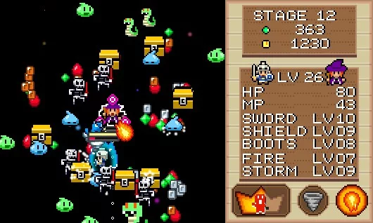 Изображение игры: Witch and Hero(魔女と勇者)