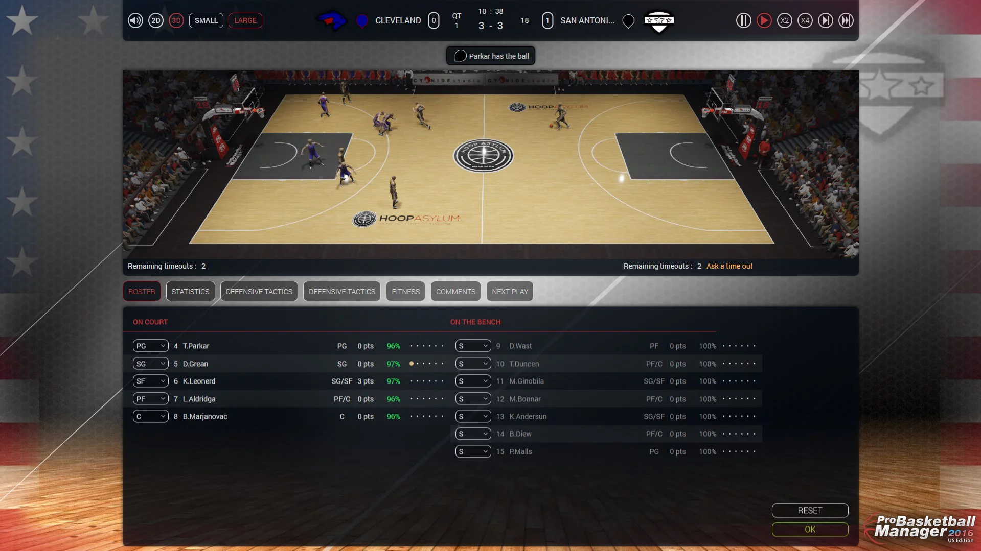 Изображение игры: Pro Basketball Manager 2016 - US Edition
