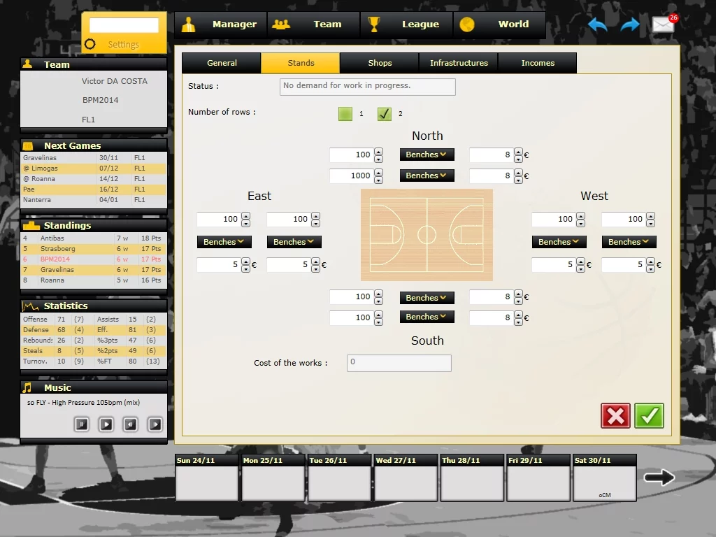 Изображение игры: Basketball Pro Management 2014