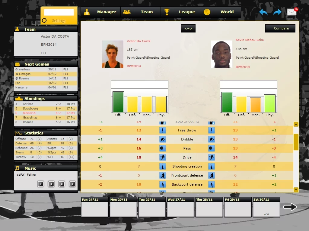 Изображение игры: Basketball Pro Management 2014