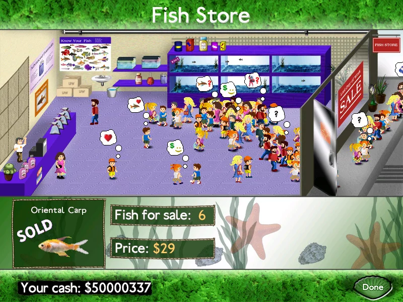 Изображение игры: Fish Tycoon