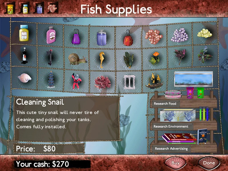 Изображение игры: Fish Tycoon