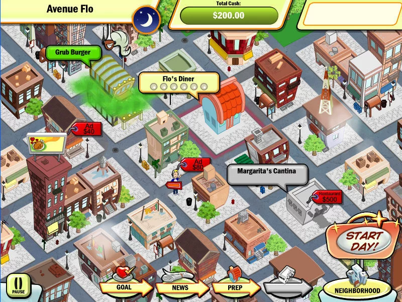 Изображение игры: DinerTown Tycoon