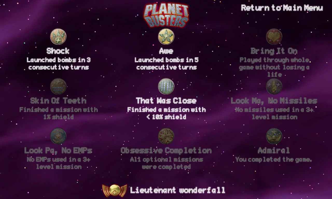 Изображение игры: Planet Busters
