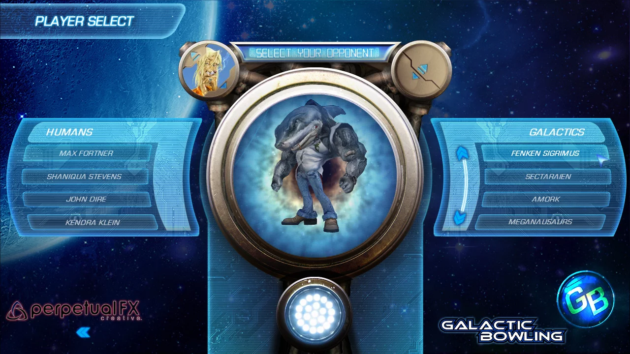 Изображение игры: Galactic Bowling