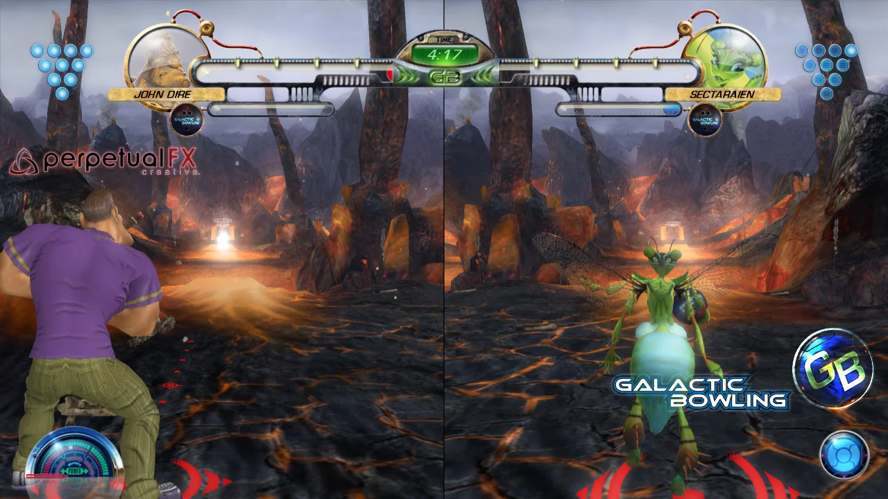 Изображение игры: Galactic Bowling