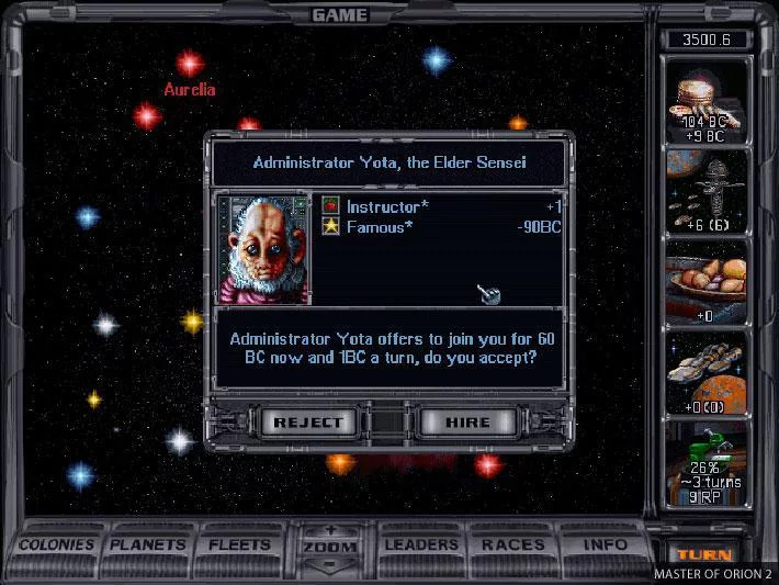 Изображение игры: Master of Orion 1+2