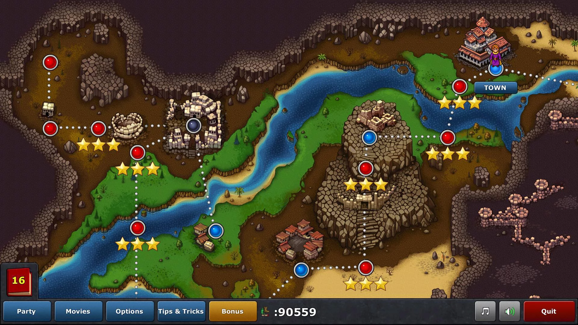 Изображение игры: Defender's Quest