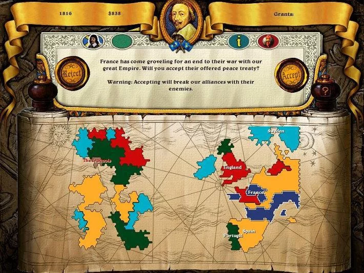 Изображение игры: Imperialism 2: The Age of Exploration
