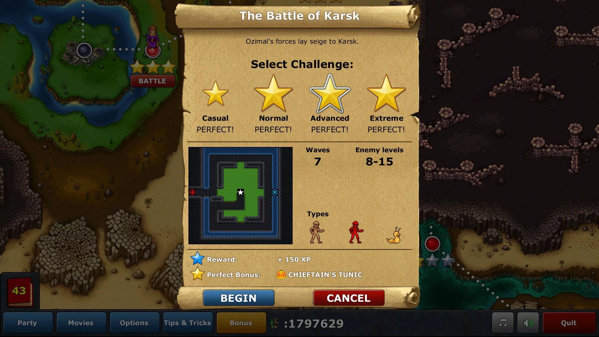 Изображение игры: Defender's Quest
