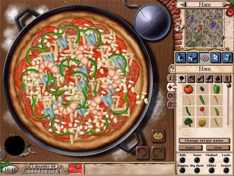 Изображение игры: Pizza Tycoon 2