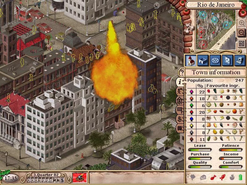 Изображение игры: Pizza Tycoon 2