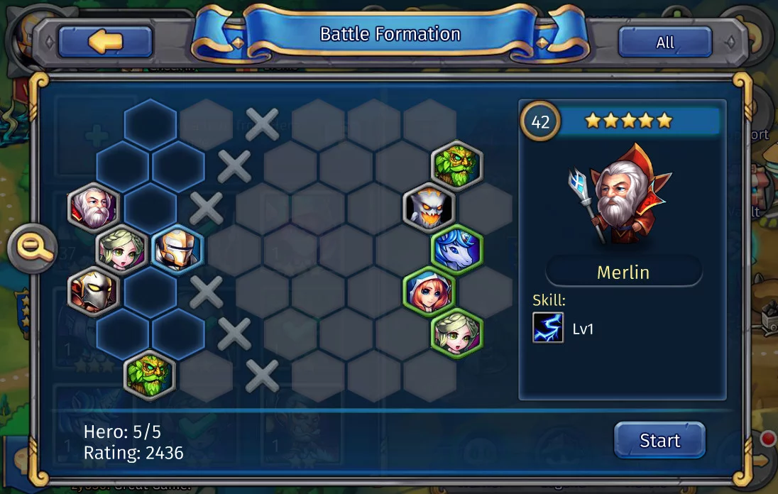 Изображение игры: Heroes Tactics