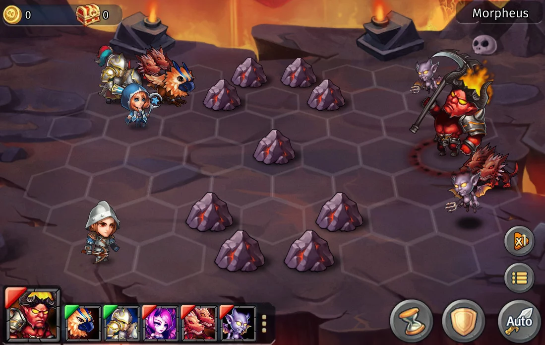Изображение игры: Heroes Tactics
